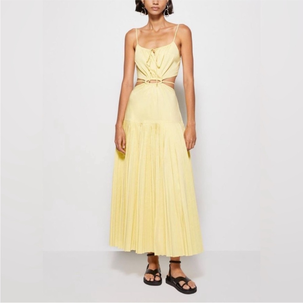 Jonathan Simkhai Yellow Maxi Dress